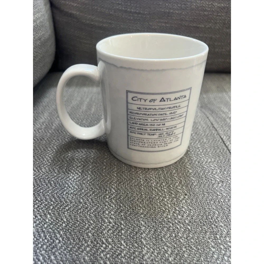 Starbucks  Atlanta 2007 Architecture Series Collectable Mug Cup 18 oz Hotlanta